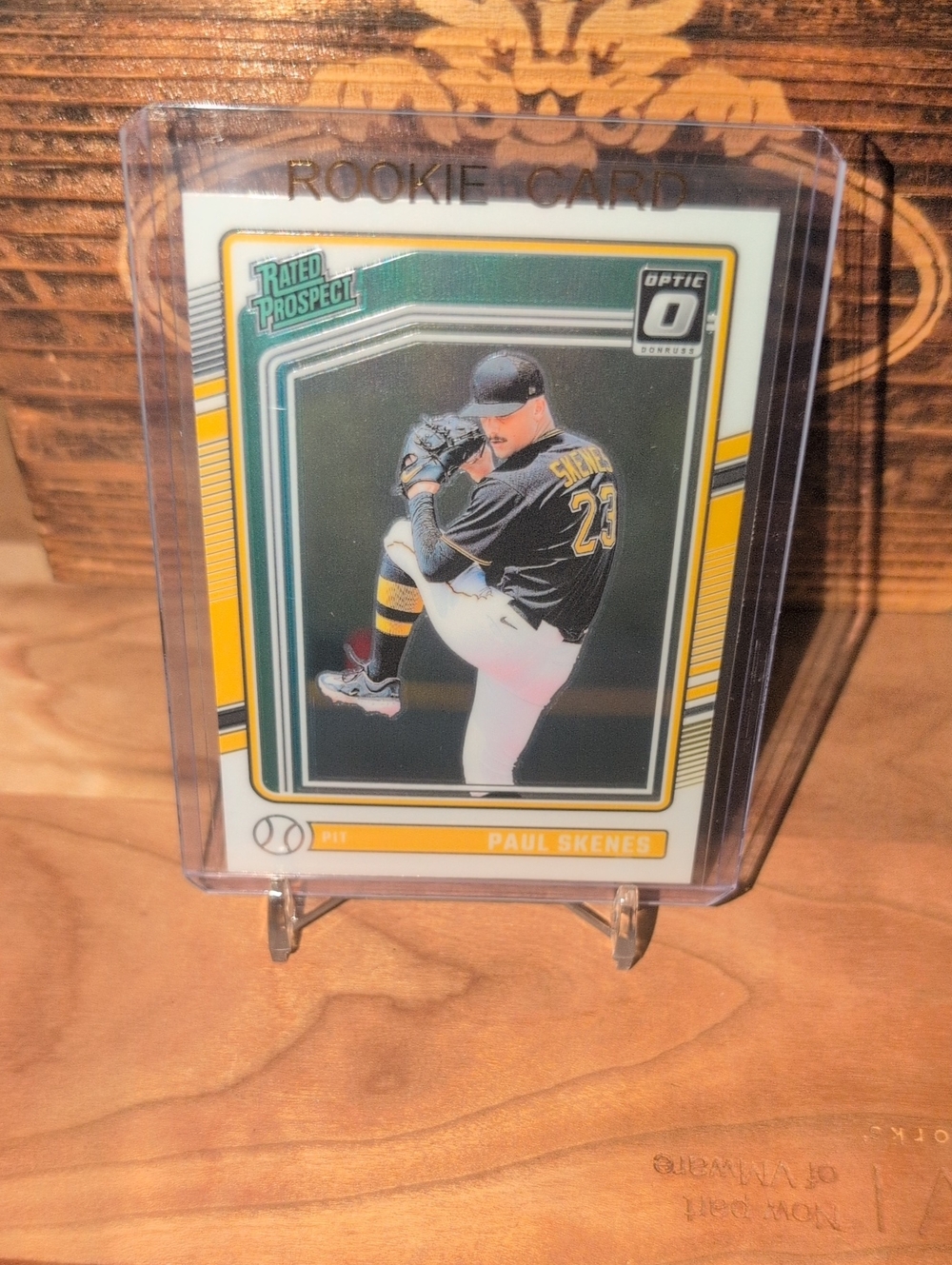 2024 Donruss Optic Paul Skenes Rated Prospect Rookie Card Pirates